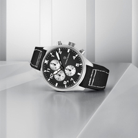 PAGANI DESIGN nowy 42mm Pilot zegarki japoński VK67 mężczyźni kwarcowy zegarek 10bar wodoodporne szafirowe szkło zegarek dla mężczyzn 4